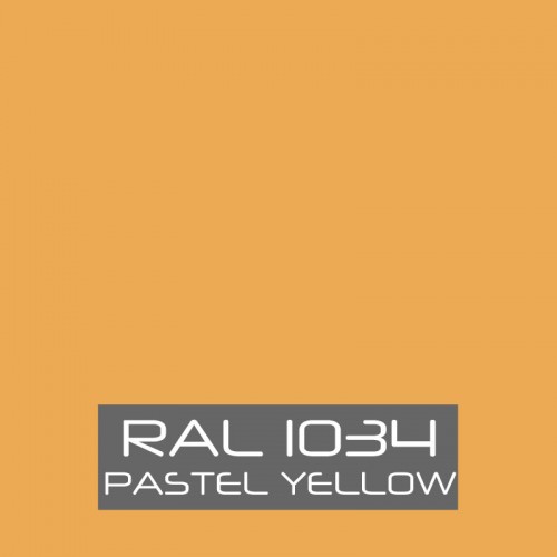 RAL 1034 Pastel Yellow tinned Paint